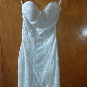Lace Bebe White Dress